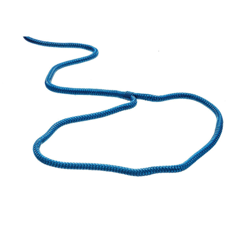 Seachoice Double-Braid Nylon Dock Line w/ Eye Splice, Pre-Shrunk, Heat Stabilized, 3/8 In. X 25 Ft., Blue