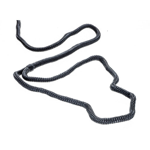 Seachoice 40501 Double-Braid Nylon Dock Line w/ Eye Splice, Pre-Shrunk, Heat Stabilized, 3/8 In. X 10 Ft., Black