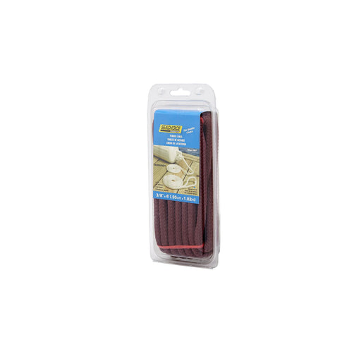 Seachoice Braided Bumper Fender Line, 3/8 in. X 6 Ft., Burgandy Red