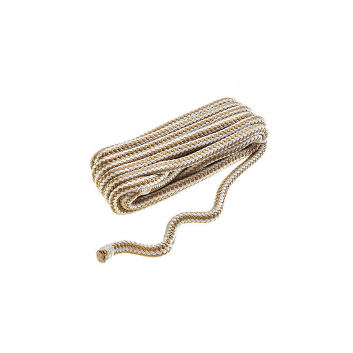 Seachoice Double-Braid Bumper Fender Line, 3/8 in. X 6 Ft., Gold/White