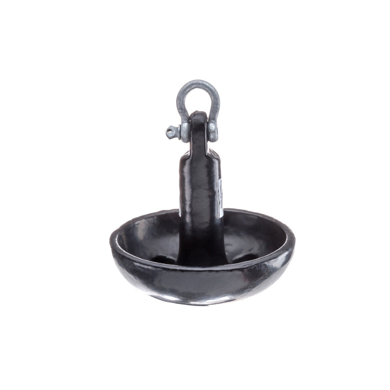 Seachoice Mushroom Anchor, Vinyl Coated Cast Iron, Black, 10 Lbs., Boats Up to 12 Ft. Long