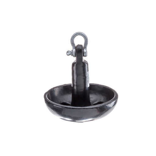 Seachoice Mushroom Anchor, Vinyl Coated Cast Iron, Black, 10 Lbs., Boats Up to 12 Ft. Long