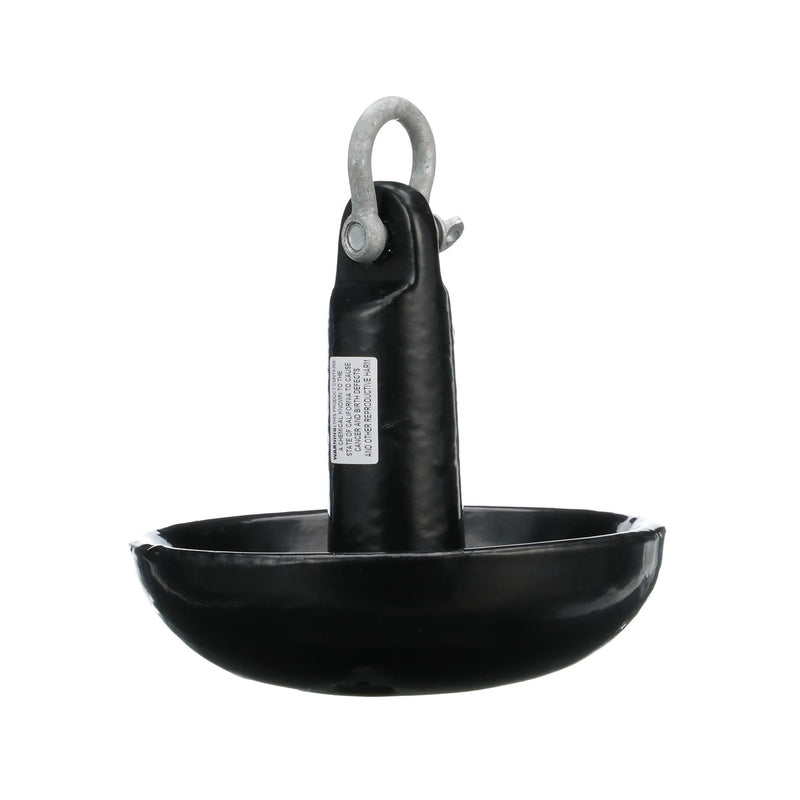 Seachoice Mushroom Anchor, Vinyl Coated Cast Iron, Black, 15 Lbs., Boats Up to 16 Ft. Long