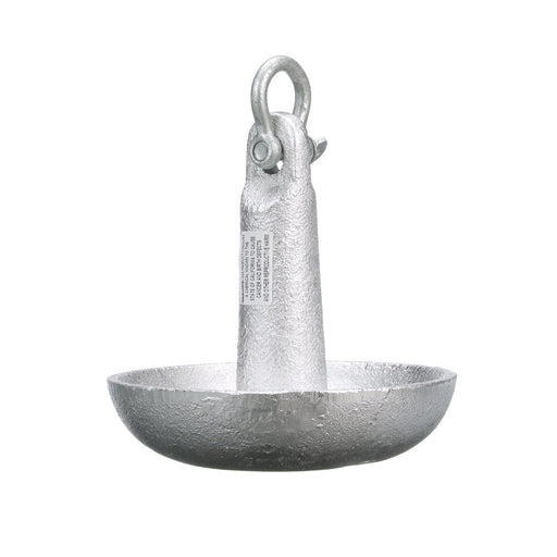 Seachoice Mushroom Anchor, Cast Iron, Aluminum-Painted, Silver, 10 Lbs., Boats Up to 12 Ft. Long