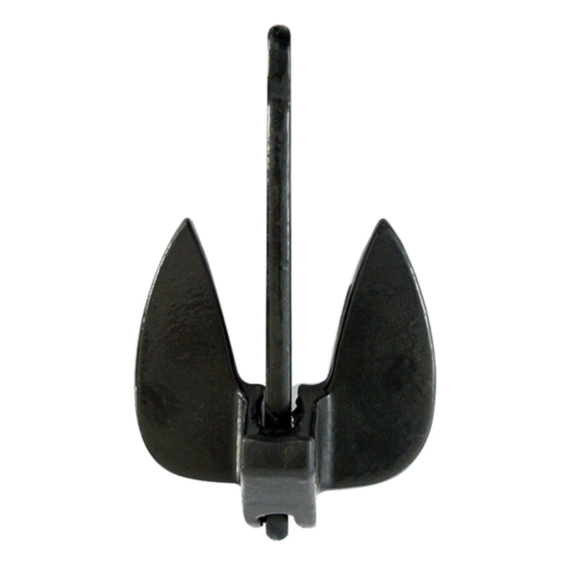 Seachoice 41393 Navy Anchor, Vinyl Coated Cast Iron, 28lbs, Black
