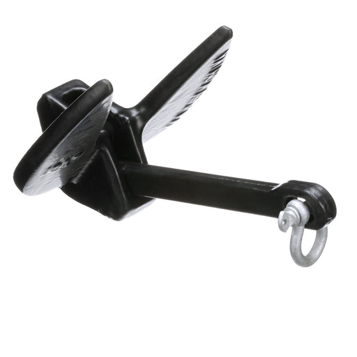 Seachoice Navy Anchor, Vinyl Coated Cast Iron, Black, 15 Lbs.