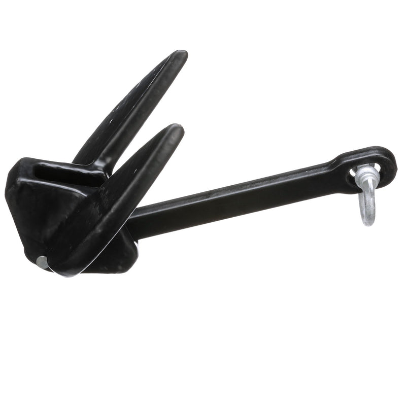 Seachoice Navy Anchor, Vinyl Coated Cast Iron, Black, 20 Lbs.