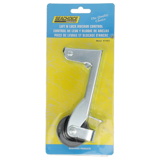 Seachoice Lift & Lock Anchor Line Control, Boat Rope, Zinc-Plated Steel, Supports Anchors Up to 20 Lbs.