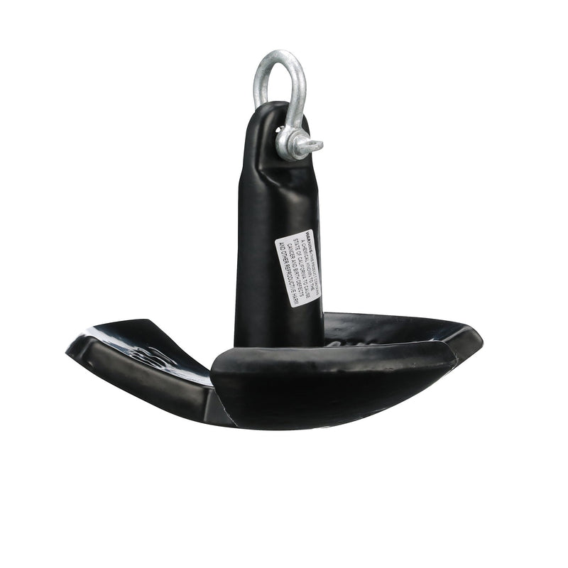 Seachoice River Anchor, Black Vinyl Coated Cast Iron, 15 Lbs.
