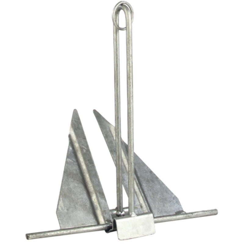 Seachoice Utility Anchor with Slip Ring Shank, Hot-Dipped Galvanized Steel, 5E, for Boats 10-15 ft.