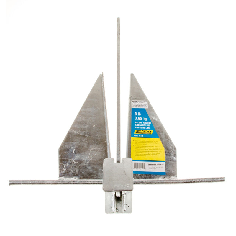 Seachoice Deluxe Anchor 8S Standard, Galvanized Steel