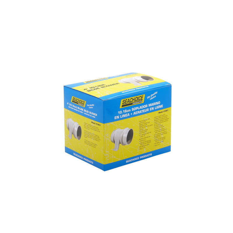 Seachoice In-Line Exhaust Blower, 4 In.