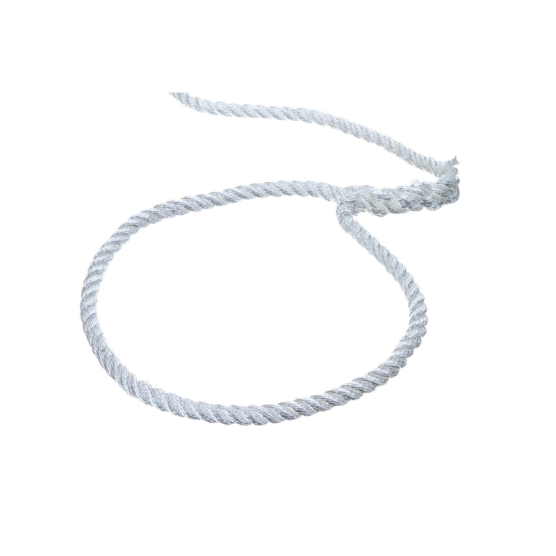 Seachoice High Quality Dock Rope for Boating - 3-Strand Twisted Nylon Dock Line, ⅜-Inch x 10 Feet, White