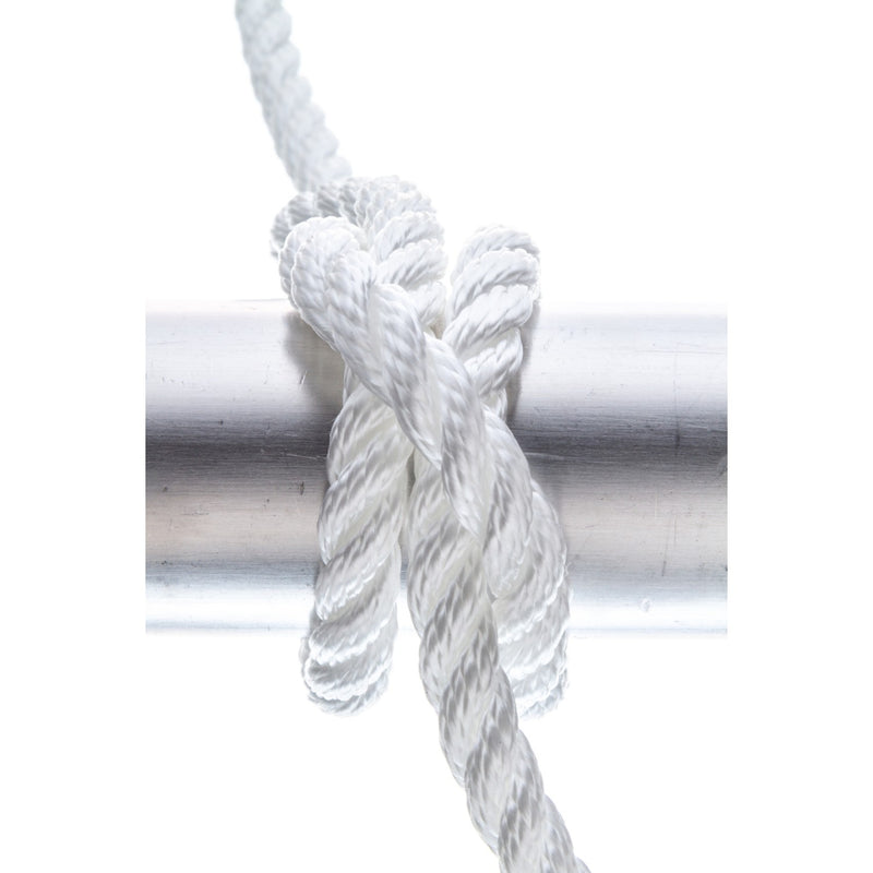 Seachoice High Quality Dock Rope for Boating - 3-Strand Twisted Nylon Dock Line, ⅜-Inch x 15 Feet, White