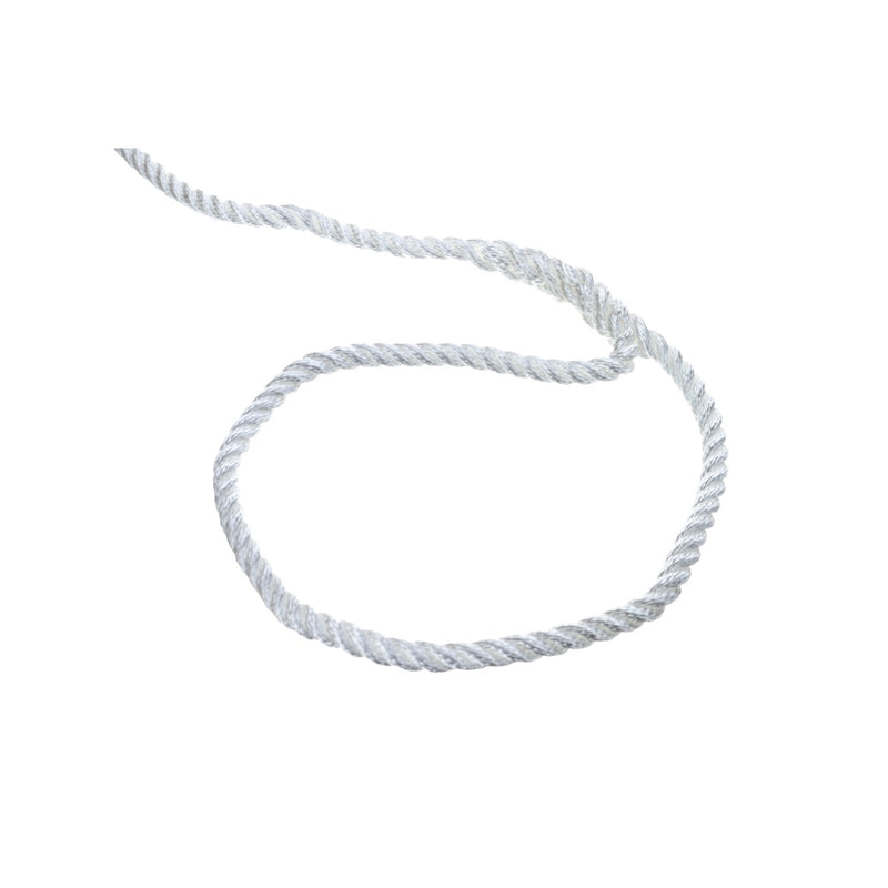 Seachoice High Quality Dock Rope for Boating - 3-Strand Twisted Nylon Dock Line, ⅜-Inch x 25 Feet, White