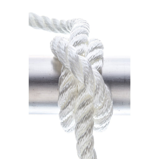 Seachoice High Quality Dock Rope for Boating - 3-Strand Twisted Nylon Dock Line, ½-Inch x 25 Feet, White