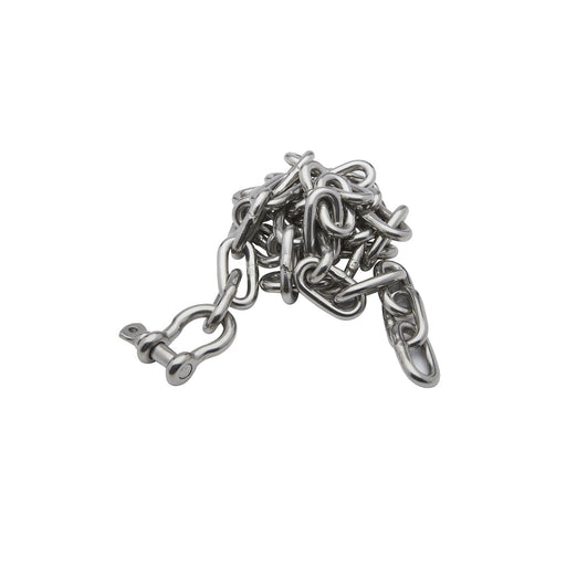 Seachoice 1/4 In. X 4 Ft. Chain, 304 Stainless Steel w/ Shack
