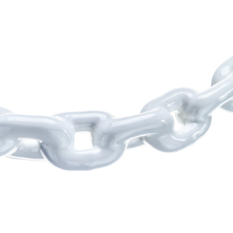 Seachoice Boat Anchor Chain, PVC, White, Coated, 1/4 In. X 4 Ft.