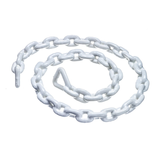 Seachoice Boat Anchor Chain, PVC, White, Coated, 3/8 In. X 6 Ft., For Boats Up to 54 Feet