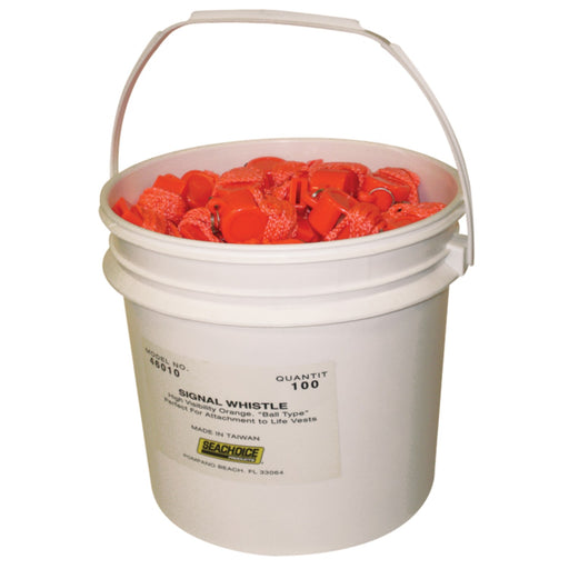 Seachoice 46010 Whistle-Orange Plastic - Bulk
