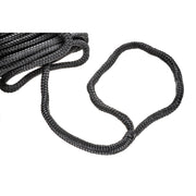 Seachoice 46961 Double-Braid Nylon Dock Line w/ Eye Splice, Pre-Shrunk, Heat Stabilized, 5/8 In. X 30 Ft., Black