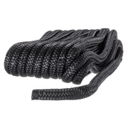Seachoice 47221 Double-Braid Nylon Dock Line w/ Eye Splice, Pre-Shrunk, Heat Stabilized, 3/4 In. X 50 Ft., Black