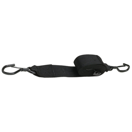 Seachoice Gunwale Trailer Tie Down Strap 2" Wide - Black