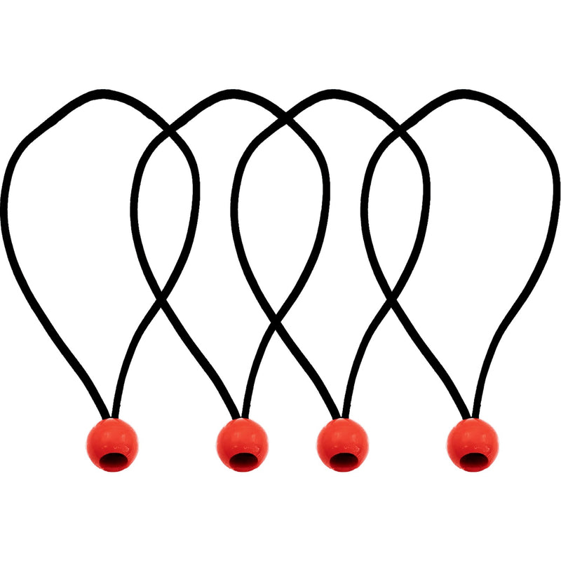 Seachoice 51113 Ball Stretch Cords, 4-Pack, 10"