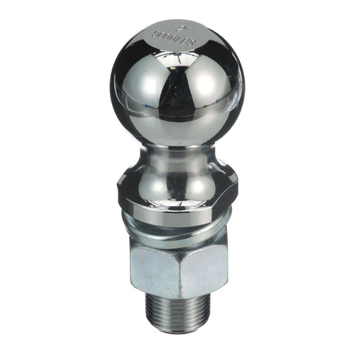 Seachoice SEA Class II Trailer Hitch Ball, 2 In. Ball, 3/4 X 1-1/2 In. Shank, Chrome Finish