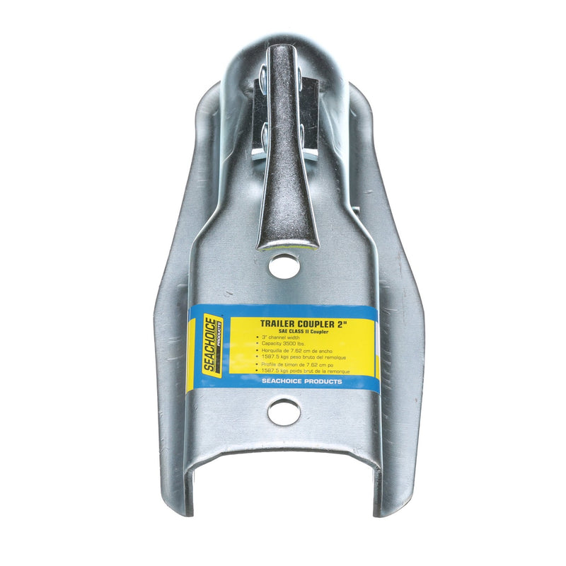 Seachoice Trailer Coupler, 3 in. Straight Tongue, 2 in. Ball