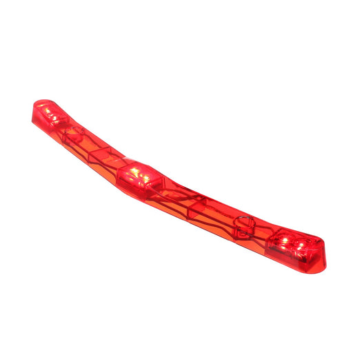 Seachoice Three Light LED, 7 Degree Bend Trailer, Fits Contour of Trailer, Red