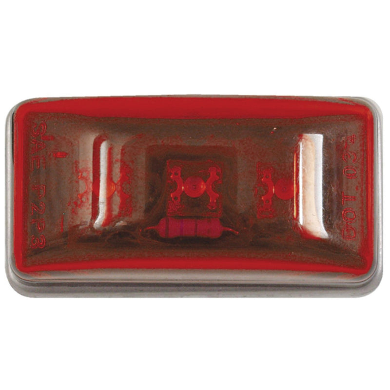 Led Sealed Stud Mount Side Marker/Clearance Light Red