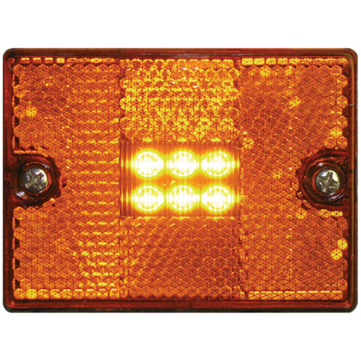 Seachoice 52891 LED Square Stud-Mount Clearance/Marker Light