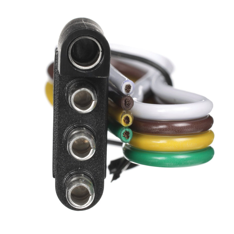 Seachoice 4-Way Flat Connector, Trailer Side, 12 in. Lead, 7.5 Max. Amp Load
