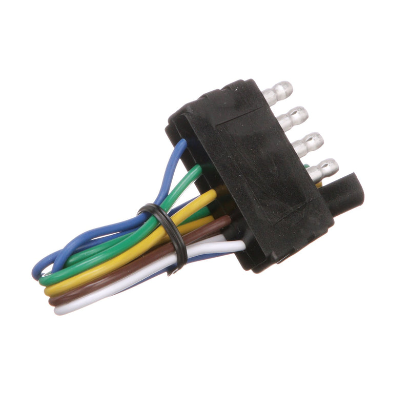 Seachoice 5-Way Flat Connector for Boat Trailer, 12 in. Lead, 7.5 Max. Amp Load