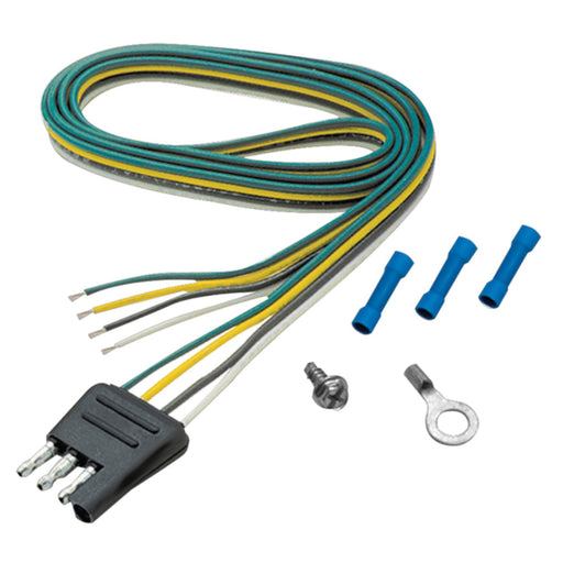 4-Way Flat Trailer Harness 48" Trailer Side