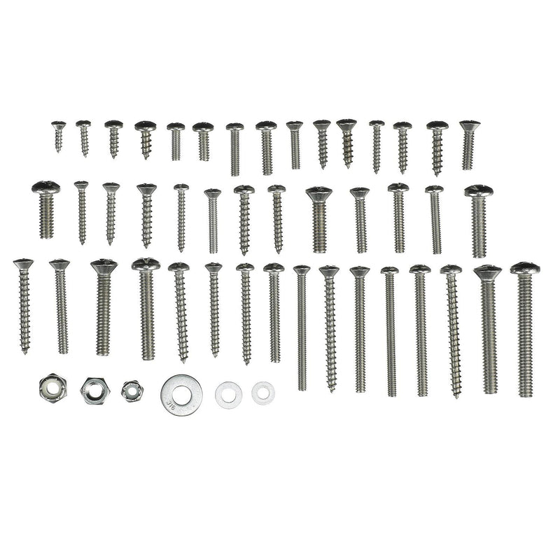 Seachoice Stainless Steel Tapping and Machine Screw Kit, 750 Piece