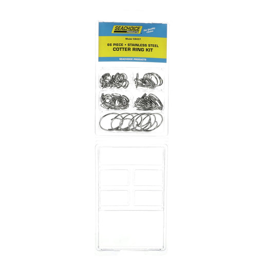 Seachoice Stainless Steel Cotter Ring Kit, 66 Piece, All Popular Sizes