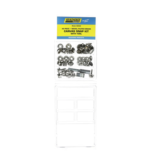 Seachoice 49-Piece Canvas Snap Kit with Tool, for Boat Covers and Canvas Covers