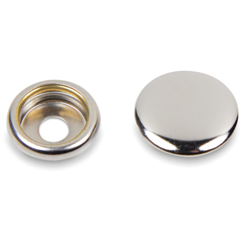 Seachoice Stainless Steel Button Socket With Barrel, 1/4", 6 Sets
