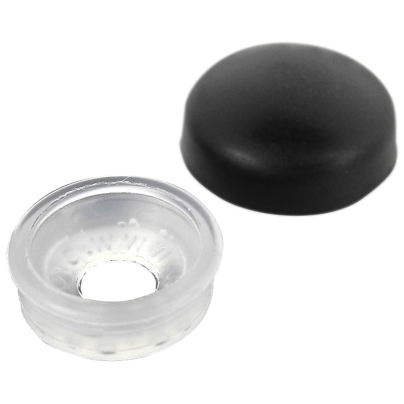 Seachoice Screw Caps, Black, Fits #6 & #8
