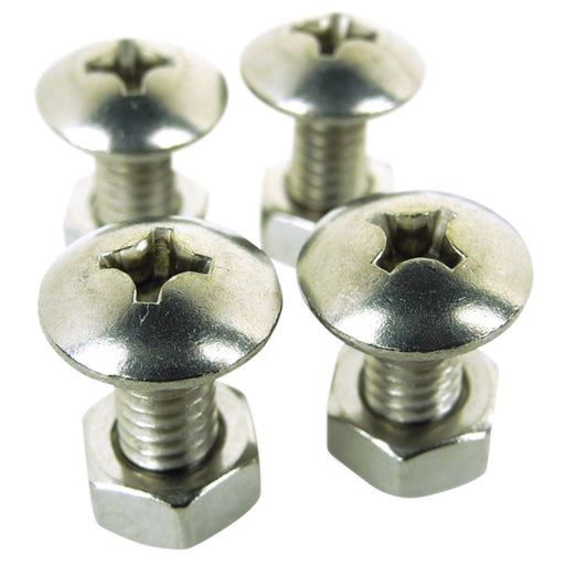 Seachoice 59923 Machine Screws & Nuts for License Plate