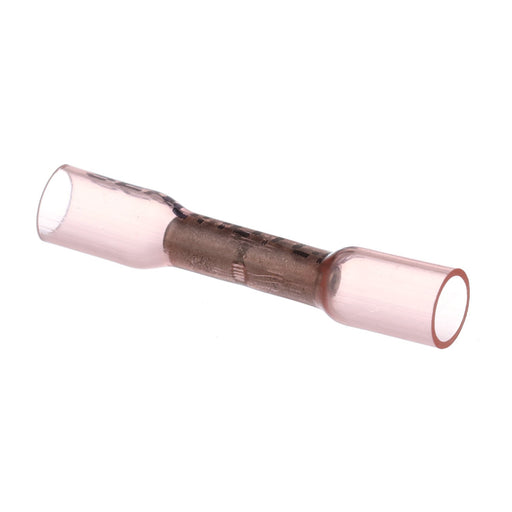 Seachoice Heat Shrink Butt Connector Wire, Solderless, Fits 22-18 Wire Range, Red, Pack of 25