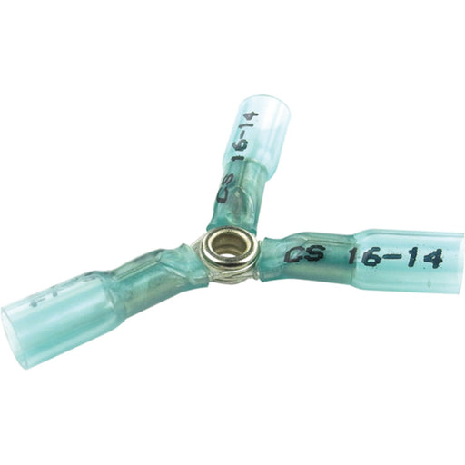 Seachoice 60324 Clear Seal 16-14 Ga. 3-Way Splice, Blue, 3/Bag