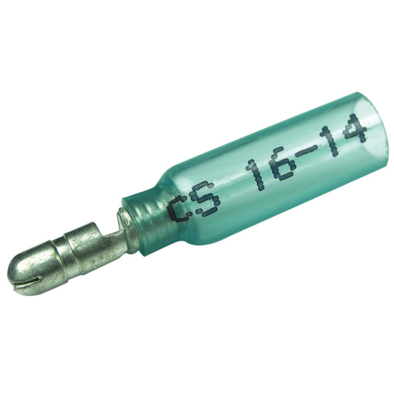 Seachoice Insulated Heat Shrink Bullet Terminals, Male