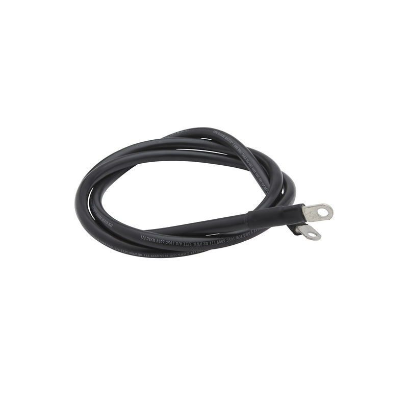 Seachoice 63004 2 AWG Marine Grade Cable, Black, 6 Ft.