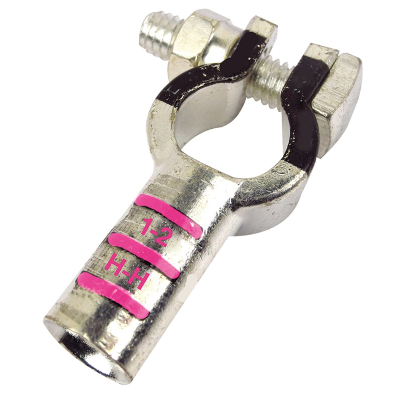 Battery Terminal - Post Top Style 1-2 Gauge - Negative