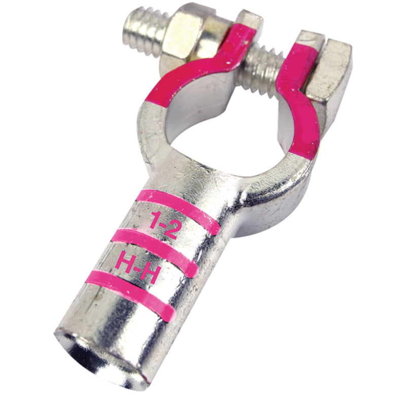 Battery Terminal - Post Top Style 1-2 Gauge - Positive