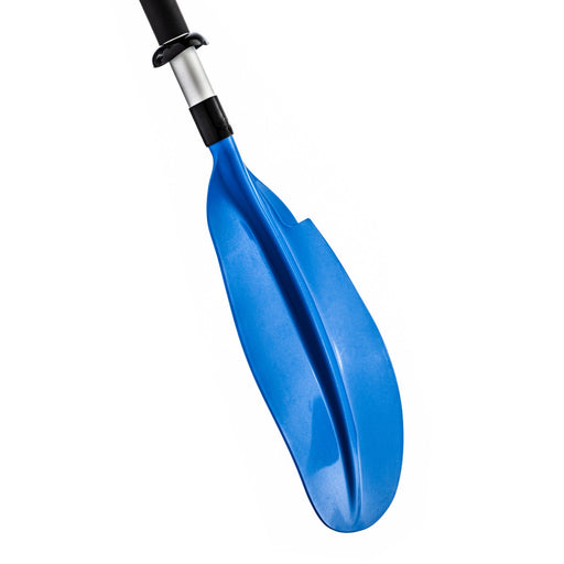Seachoice 7 Ft. Curved-Blade Kayak Paddle, 2-Piece 1-1/8 in. Diameter Anodized Aluminum Shaft, 17 in. X 7-3/8 in. Blades