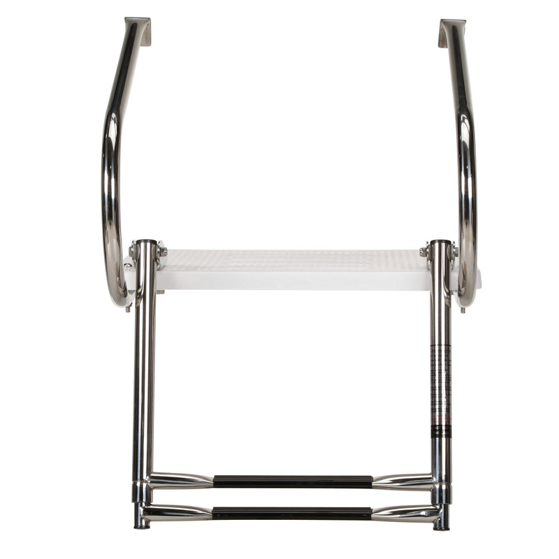 Seachoice Universal Swim Platform w/ Top-Mount Telescoping Ladder, 2 Step Ladder, Inboard/Outboard